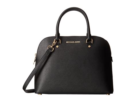 michael kors cindy large dome satchel black monogram metallic|Cindy Large Leather Dome Satchel – Michael Kors Pre.